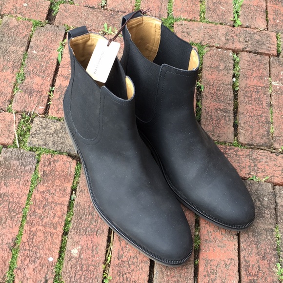 mens black waterproof chelsea boots